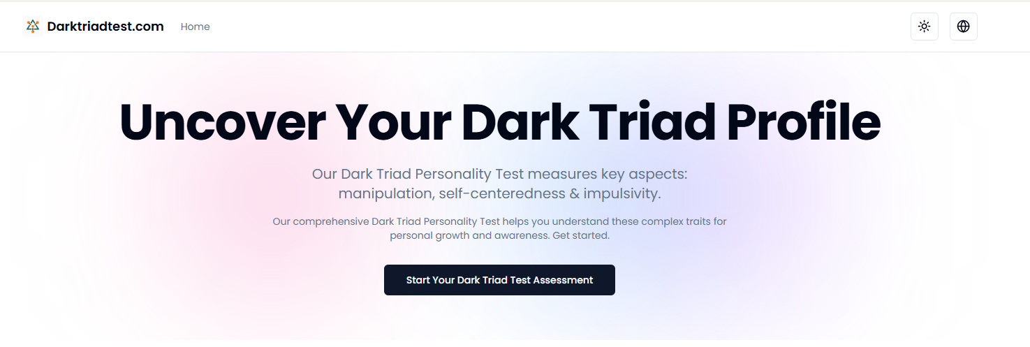 dark triad test logo
