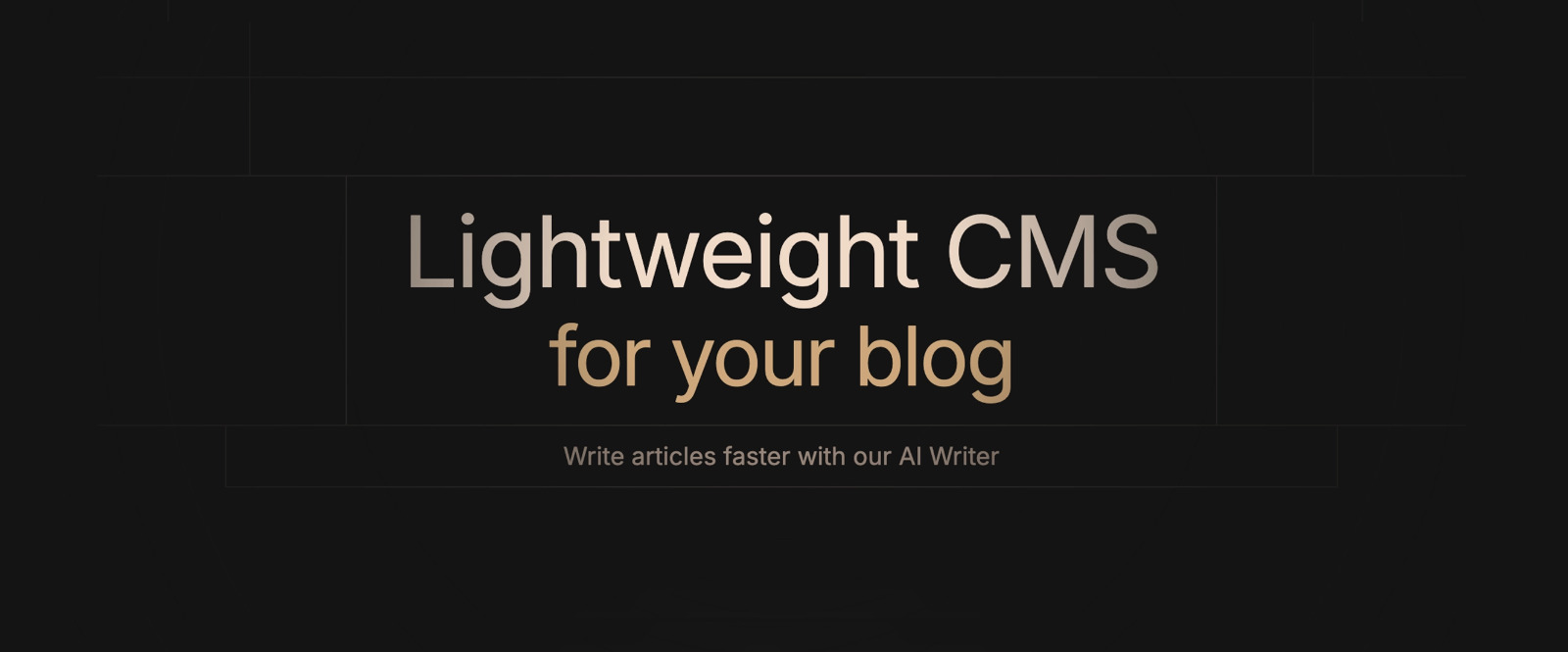 Lightweight CMS logo