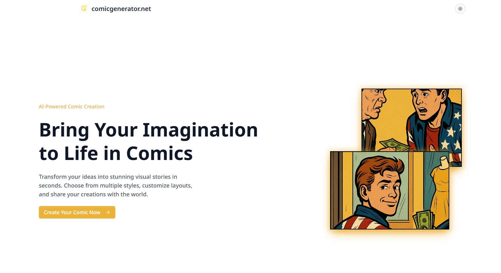 comic generator logo