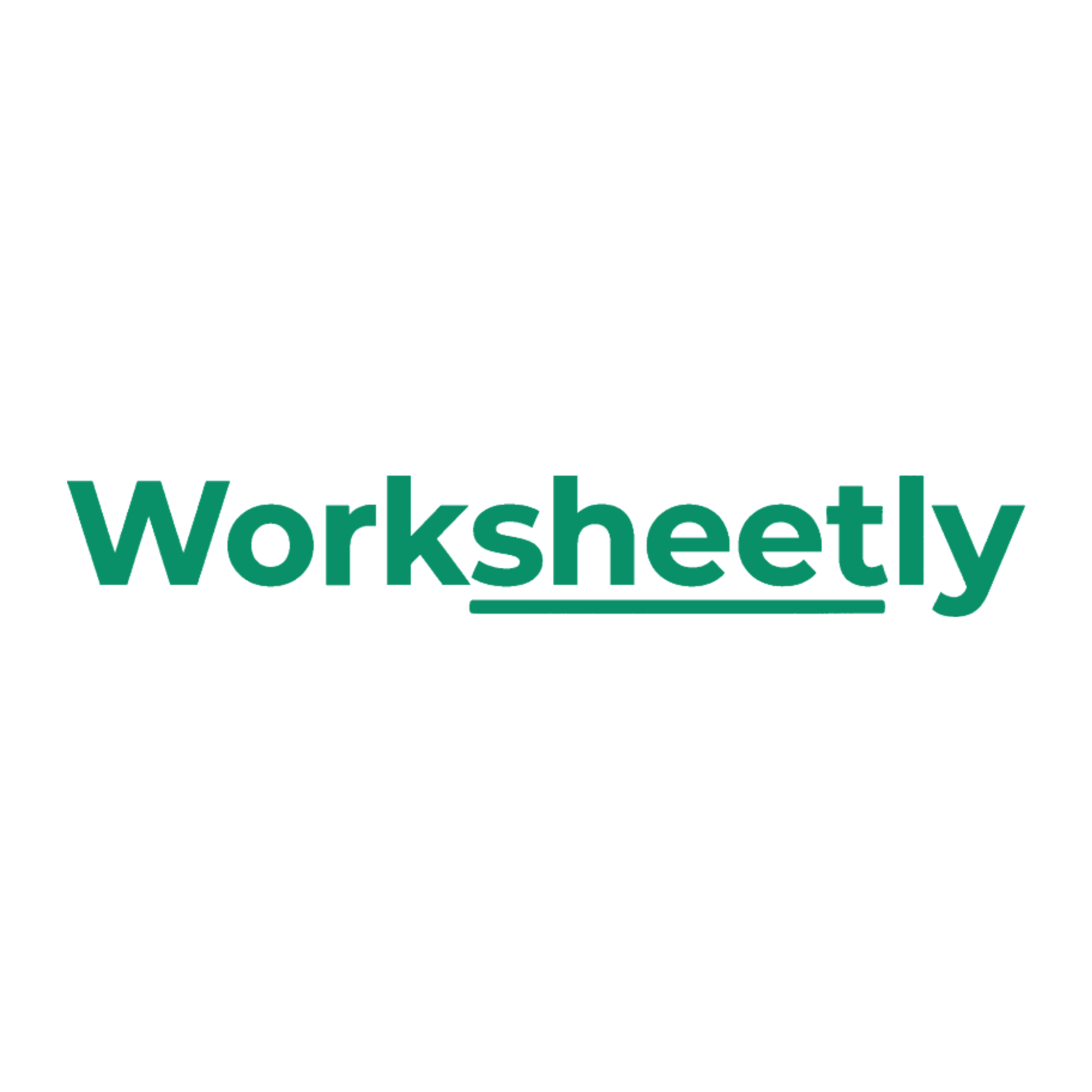 Worksheetly logo